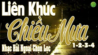 Liên Khúc Chiều Mưa 1234 Cực Hay || Nhạc Bolero Hải Ngoại Chấn Động Triệu Con Tim Khán Giả