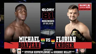 GLORY 81: Michael Boapeah v Florian Kroger