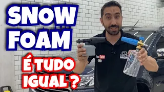 SNOW FOAM X APLICADOR DE DETERGENTE - É TUDO IGUAL ?