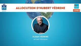 Allocution d'Hubert Vedrine, ancien Ministre ‐ Forum du Futuroscope 2023 (9/13)