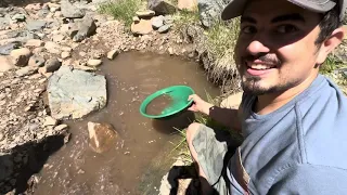 Gold Panning at Lynx Creek Arizona  - with The Boys