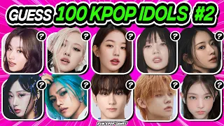 [KPOP QUIZ] NAME 100 KPOP IDOLS #2 - FUN KPOP GAMES 2023