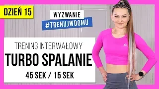 Wyzwanie 30 DNI 🔥 Dzień 15:  Interwałowy trening TURBO SPALANIE | Monika Kołakowska