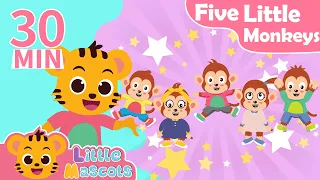 Five Little monkeys + Old MacDonald + more Little Mascots Nursery Rhymes & Kids Songs