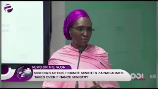 NIGERIAS ACTING FINANCE MINISTER ZAINAB AHMED TAKES OVER FINANCE MINISTRY