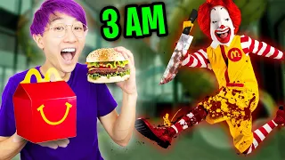 DON'T EAT A HAPPY MEAL AT 3AM?! (JUSTIN USED ADAM'S CREDIT CARD THEN GOT *SUPER SCARED!!*)