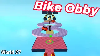 Obby But You're on a Bike (World 27) [Roblox]