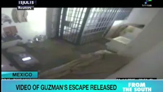 Mexican Gov't Releases Video Showing El Chapo Prison Escape