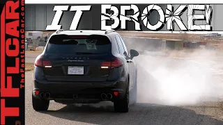 We Broke a Porsche Cayenne Turbo Racing a Tesla Model X - Here’s What Happened!