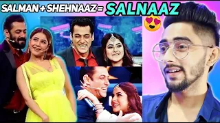 Salman + Shehnaaz = Salnaaz Bigg Boss 13 First Reaction Video Salman Khan and Shehnaaz Gill