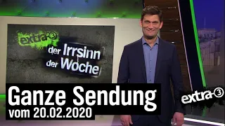 Extra 3 vom 20.02.2020 mit Christian Ehring im Ersten | extra 3 | NDR