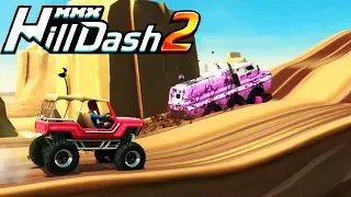 Новая часть MMX HILL DASH 2 Машины МОНСТРЫ / игра ВИДЕО  VIDEO cars