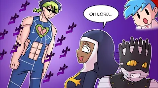 FnF JoJo's Bizarre Adventure Gender Swap Comic Dub (JJBA x Friday Night Funking) Stone Ocean Edition