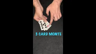 Magic Card Trick - 2.0 Easy Three Card Monte #shorts #magic #tutorial