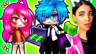 💚💰 The Homeless Girl Became The Billionaire's Wife 💰💚 Gacha Life Mini Movie Love Story Reaction