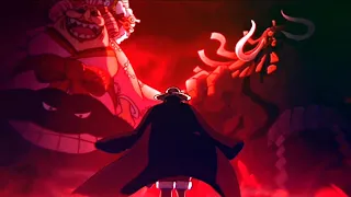 Luffy walks past Kaido and Big Mom - one piece episode 1015