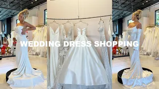 Shop for my WEDDING DRESS with Me!! (first time)