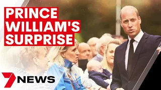 Prince William surprises well-wishers outside Queen Elizabeth's favourite country estates | 7NEWS