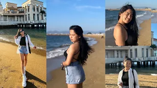 Beach day 🏖️ 🥰🥰||sanju sunuwar||