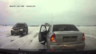 Complete Dumbass Causes Crash   only in Russia