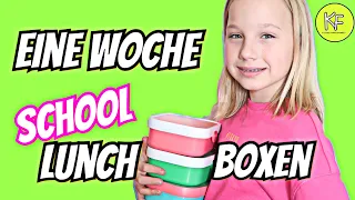 LUNCHBOX IDEEN FÜR DIE SCHULE | 5 TAGE 5 BOXEN | BROTZEIT FÜR DIE PAUSE | KLEINE FAMILIENWELT