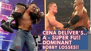 Cena's Super FU!! John Cena vs Bobby Lashley - Great American Bash 2007 - Wrestling Rewind