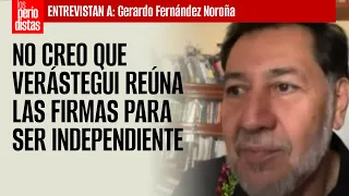 No creo que Verástegui reúna las firmas para ser independiente, afirma Noroña