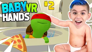 I FLUSHED MY BEST FRIEND DOWN THE TOILET! Baby Hands VR #2