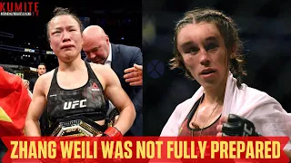 Coach: Zhang Weili went into Joanna Jedrzejczyk fight at a disadvantage