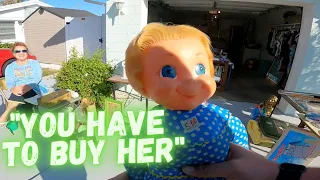 THIS CREEPY GARAGE SALE GAMBLE PAID OFF!