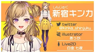 【Live2D】Vtuber 新宿キンカ【モデル紹介】