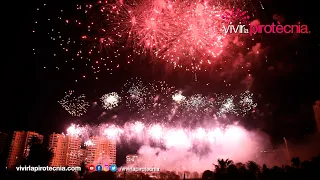 Fallas de Valencia 2023, Nit del Foc 2023, 18 de Marzo 2023. Pirotecnia del Mediterráneo