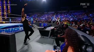 Shanky Dances in Front of Samantha Irvin!!! WWE Smackdown!!