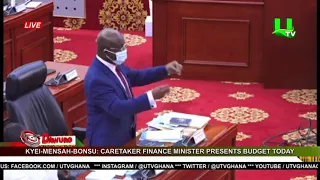 'Caretaker Finance Minister' Osei Kyei-Mensah-Bonsu presents 2021 budget statement today