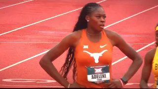 Rhasidat Adeleke Shines Bright as She Secures Gold in the 400m Big12 Championship