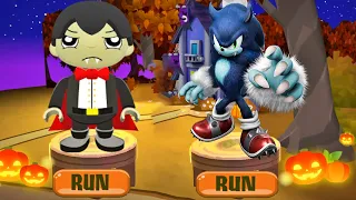 Tag With Ryan Vs Sonic Dash New Costume All Characters Unlocked Halloween Update New Characters Game