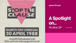 A Spotlight on...Section 28