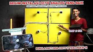 CARA MEMASANG CCTV ANALOG SAMPAI ONLINE, MUDAH & MURAH TERLENGKAP [ PEMULA ]