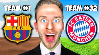 Ich habe die CHAMPIONS LEAGUE mit JEDEM Team gespielt! ⭐️🏆