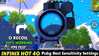 Infinix hot 40 Pro With full gyro PUBG mobile sensitivity settings | PUBG mobile graphics settings /