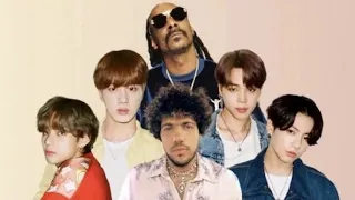 У BTS будет коллаб со Snoop Dogg и Benny Blanco | Джин, Чимин, Тэхён, Чонгук в Pro Новостях на МузТв