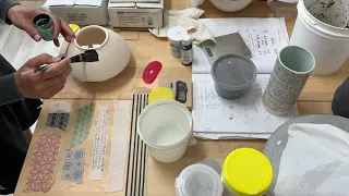 Pedro Ramirez How to Make Underglaze Decals for Greenwich House Pottery