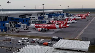 AirAsia A320neo pushback and engine start