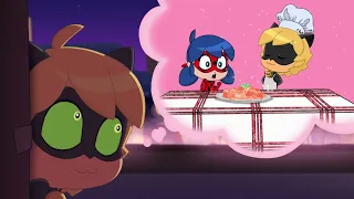 Miraculous Chibi - Rooftop Dinner