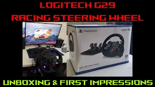 Logitech G29 Steering Wheel Unboxing | Setup & First Impressions