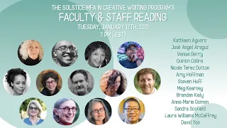 Solstice MFA Program Winter 2021 Faculty & Staff Reading