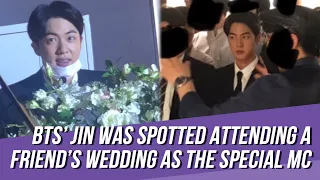 BTS' Jin was Spotted Attending a Friend's Wedding, Being the Special MC at the Ceremony