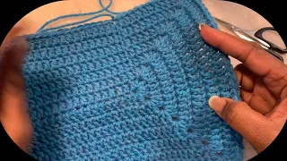 How to crochet solid rectangle 🧶🧶