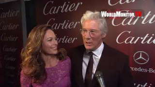 Richard Gere and Diane Lane arrive at 2013 Palm Springs International Film Festival