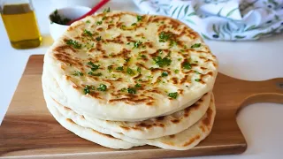 [No Oven] Turkish Bread - The most delicious and easy bread you will ever prepare. Soft and Fluffy